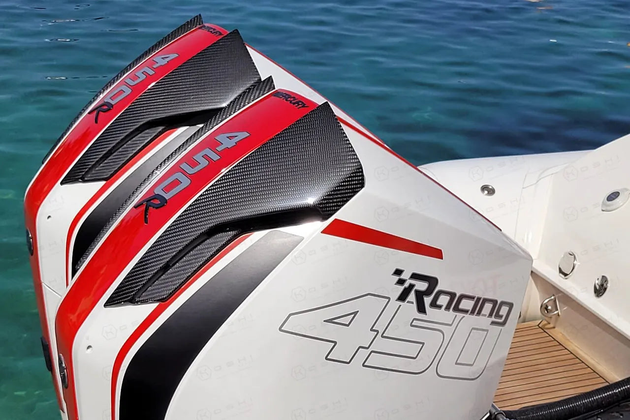 MERCURY CARBON COWLING 500R RACING ENGINE COVER OUTBOARD