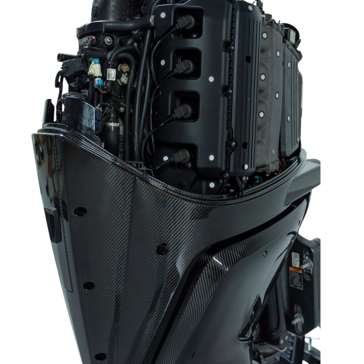 MERCURY RACING CARBON LOWER COWLINGS 4 PIECE 300/450/500R V8 RACING ENGINE OUTBOARD - OutboardCarbon.com