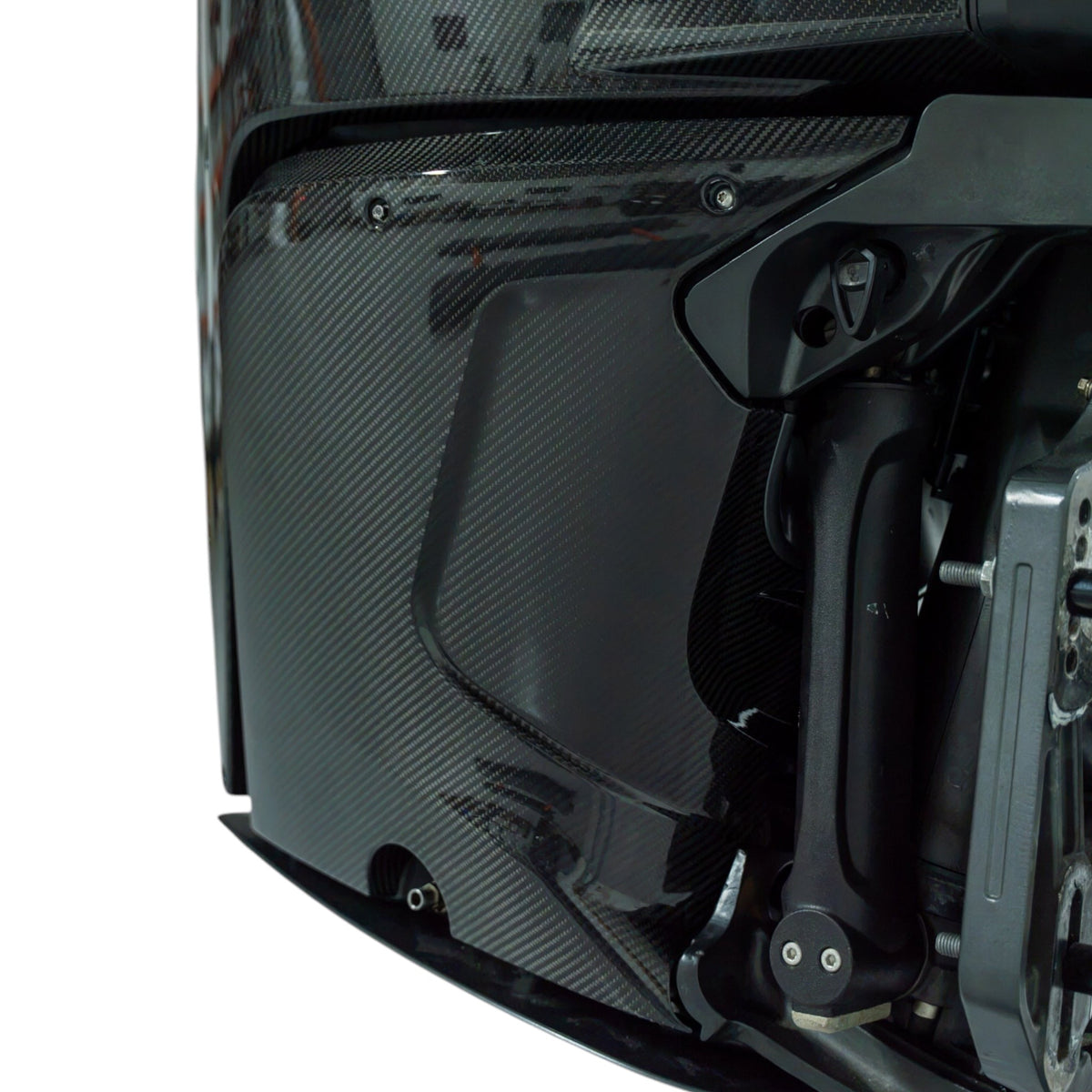 MERCURY VERADO V8 CARBON LOWER ENGINE TRIMS X2 PIECE 250/300 ENGINE OUTBOARD - OutboardCarbon.com