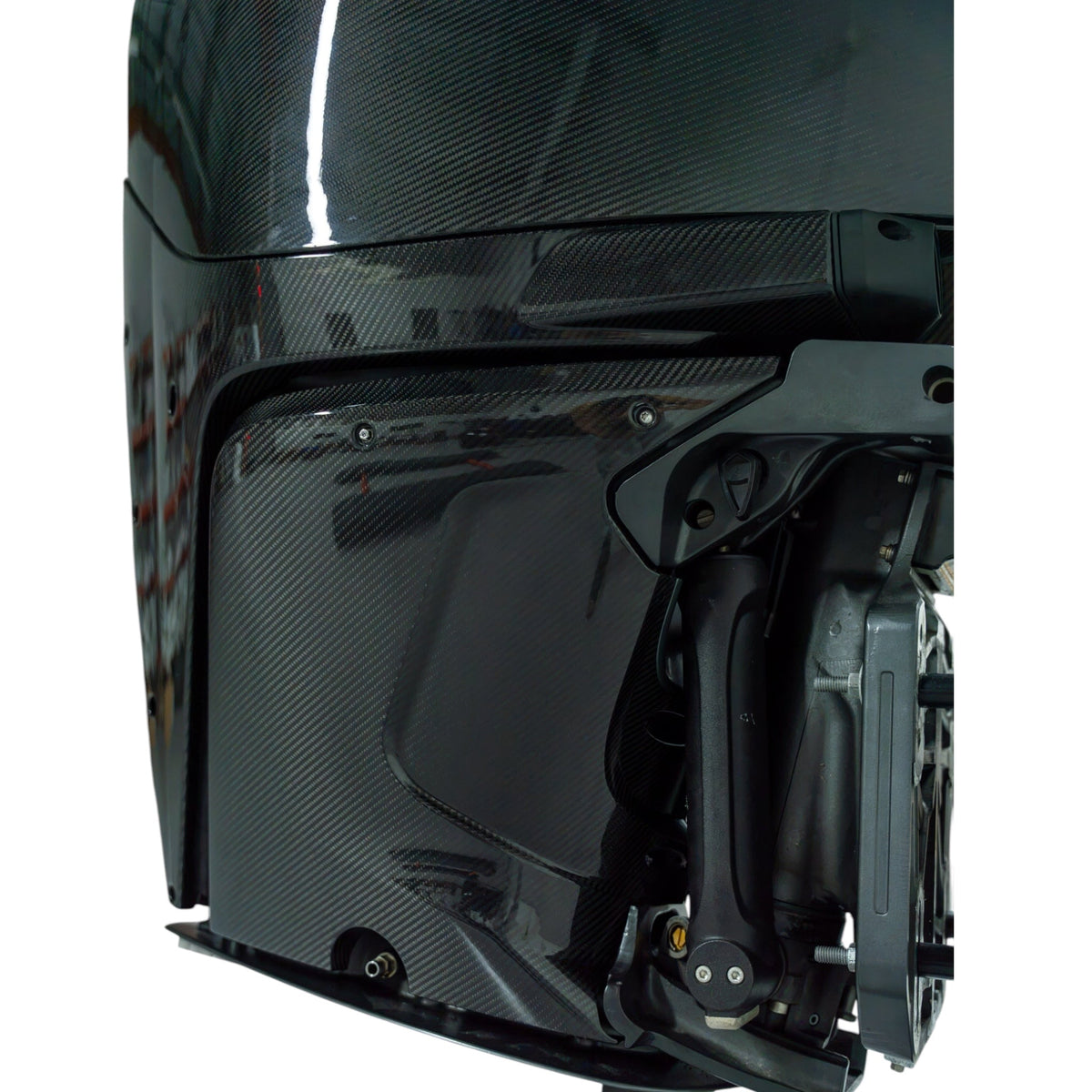 MERCURY VERADO V8 CARBON LOWER ENGINE TRIMS X2 PIECE 250/300 ENGINE OUTBOARD - OutboardCarbon.com
