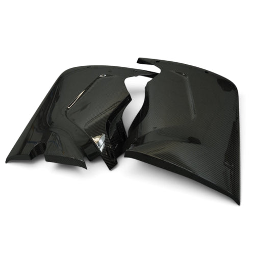 MERCURY VERADO V8 CARBON LOWER ENGINE TRIMS X2 PIECE 250/300 ENGINE OUTBOARD - OutboardCarbon.com