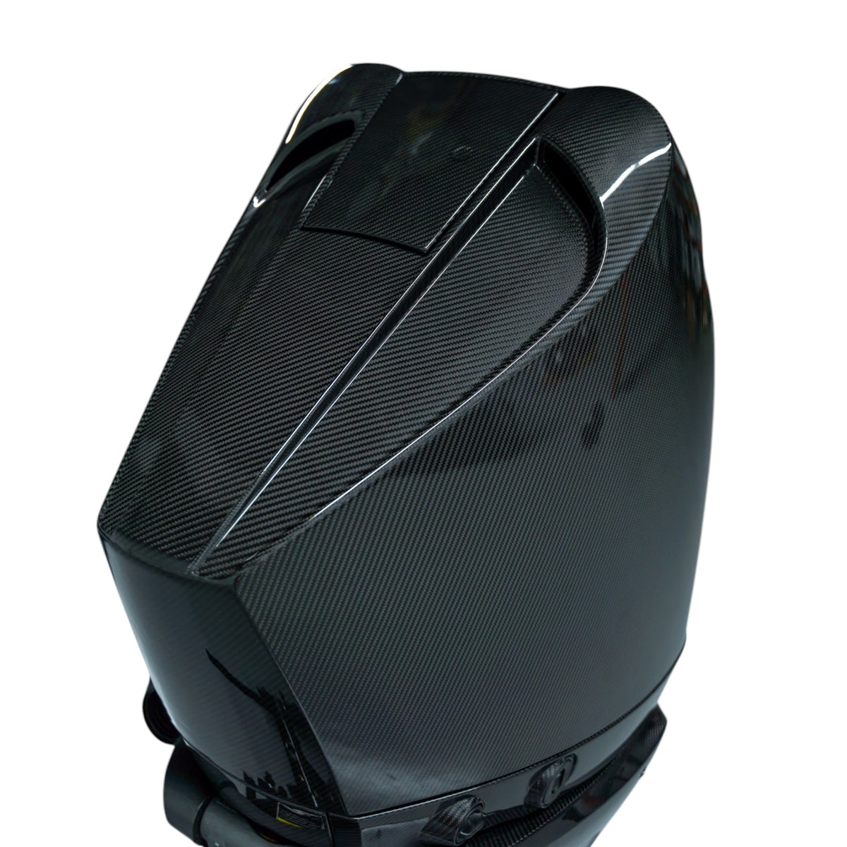 MERCURY VERADO V8 CARBON TOP COWLING 250/300 ENGINE - OutboardCarbon.com